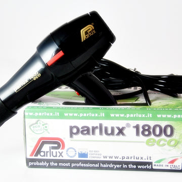 Parlux Hairdryer 1800 Eco Blow Dryer Black | UK