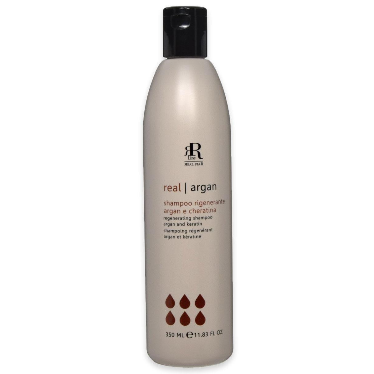 Shampoo Rigenerante ARGAN e CHERATINA 350 ml - REAL STAR